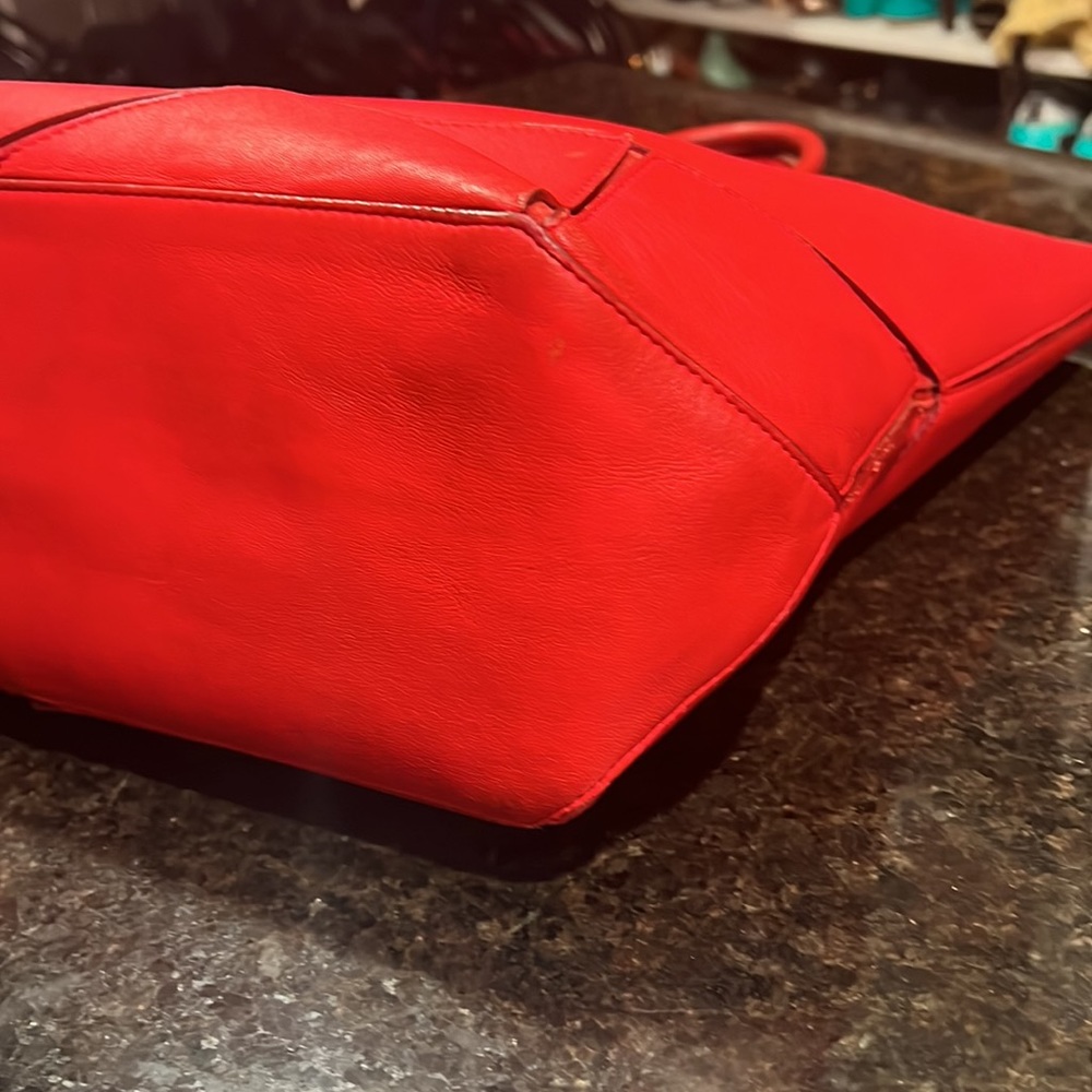 Givenchy Solid Large Leather Easy Red Tote Bag - image 7